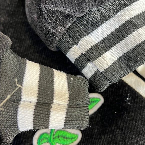 Lola + the boys all about the patch varsity bomber jacket girls 6 black - Picture 6 of 9